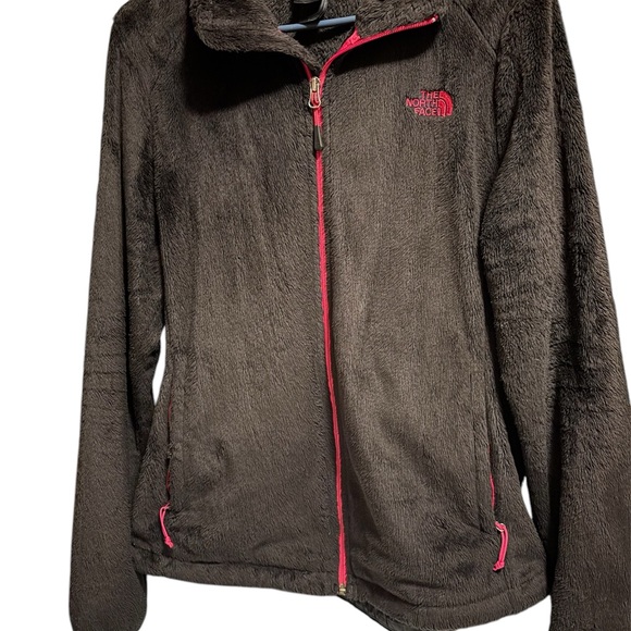The North Face Jackets & Blazers - The North Face Women's Brown Jacket with Pink Accents